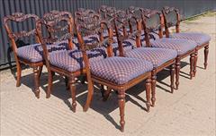 12 Gillow Regency Antique Dining Chairs 19w 21d 34½ 18½ hs _10.JPG